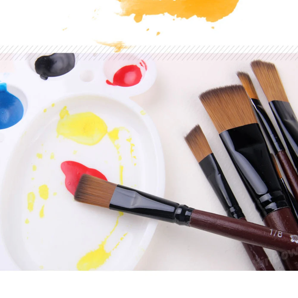 12 Pcs Painting Brush Set Durable Lightweight Portable Brushes for Kids Watercolor Oil Craft Paint Wooden Handle
12 Pcs Painting Brush Set Durable Lightweight Portable Brushes for Kids Watercolor Oil Craft Paint Wooden Handle