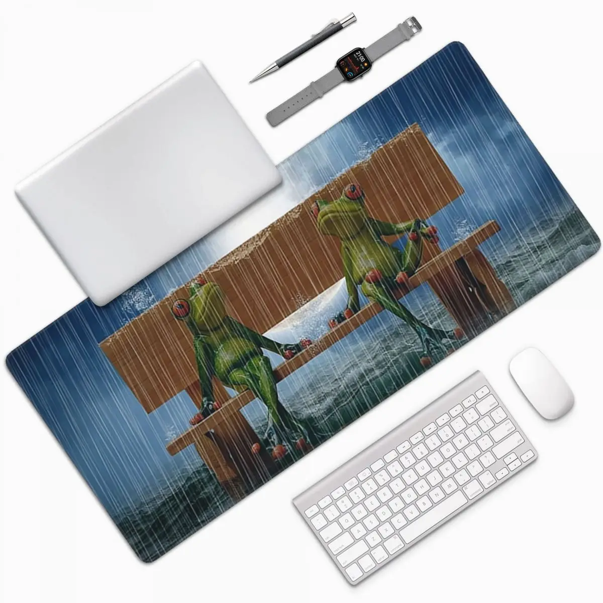 Whimsical Frogs And Flowers In Rainy Day Large Mouse Pad Computer Keyboard Mouse Mat Gamer PC Laptop Desk Mat Office Table Mats
Whimsical Frogs And Flowers In Rainy Day Large Mouse Pad Computer Keyboard Mouse Mat Gamer PC Laptop Desk Mat Office Table Mats