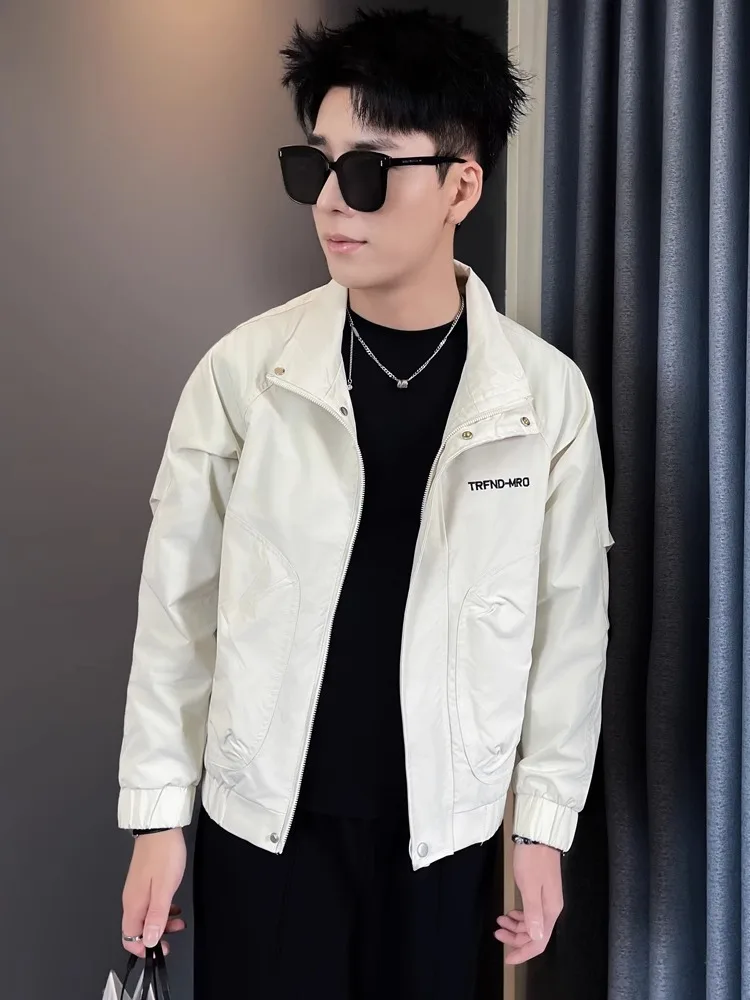 Casual Workwear Jacket Men's Loose Fit Zipper Decorated Anti-Wrinkle Treatment Spring Autumn Youth Popular Style Long Sleeve
Casual Workwear Jacket Men's Loose Fit Zipper Decorated Anti-Wrinkle Treatment Spring Autumn Youth Popular Style Long Sleeve