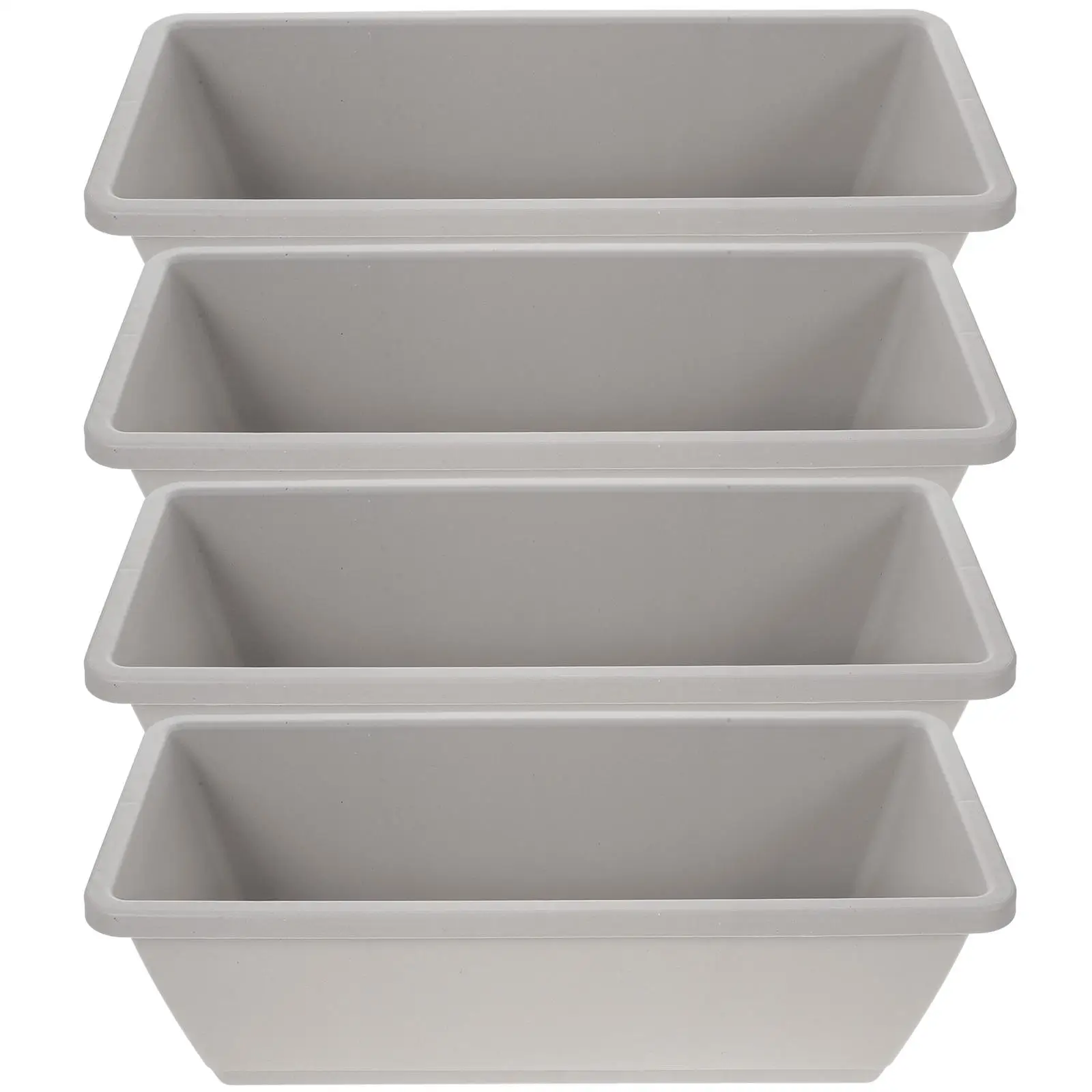 4 Sets Vegetable Household Window Frame Pot Flower Holder Outdoor Light Grey Rectangular Flowerpot
4 Sets Vegetable Household Window Frame Pot Flower Holder Outdoor Light Grey Rectangular Flowerpot