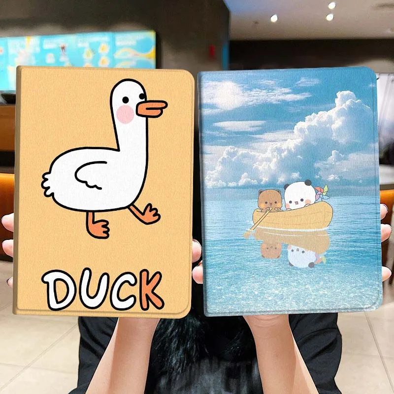 Duck Cat Bear Art Cartoon For iPad Pro Air Mini 2 3 4 5 6 7 6th 7th 10th 11th 10.2 9.7 10.5 11 Foldable Tablet Case Gift
Duck Cat Bear Art Cartoon For iPad Pro Air Mini 2 3 4 5 6 7 6th 7th 10th 11th 10.2 9.7 10.5 11 Foldable Tablet Case Gift