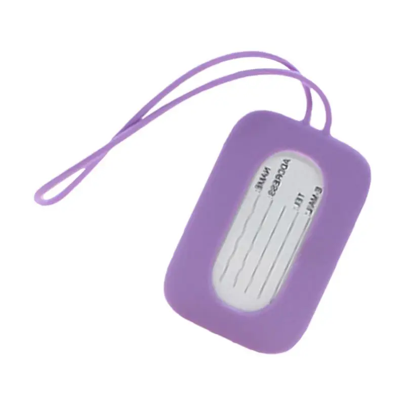 Travel Tags For Luggage Waterproof Silicone Square Bag Tag Suitcase Accessories Multifunctional Name Tags With Lanyard
Travel Tags For Luggage Waterproof Silicone Square Bag Tag Suitcase Accessories Multifunctional Name Tags With Lanyard