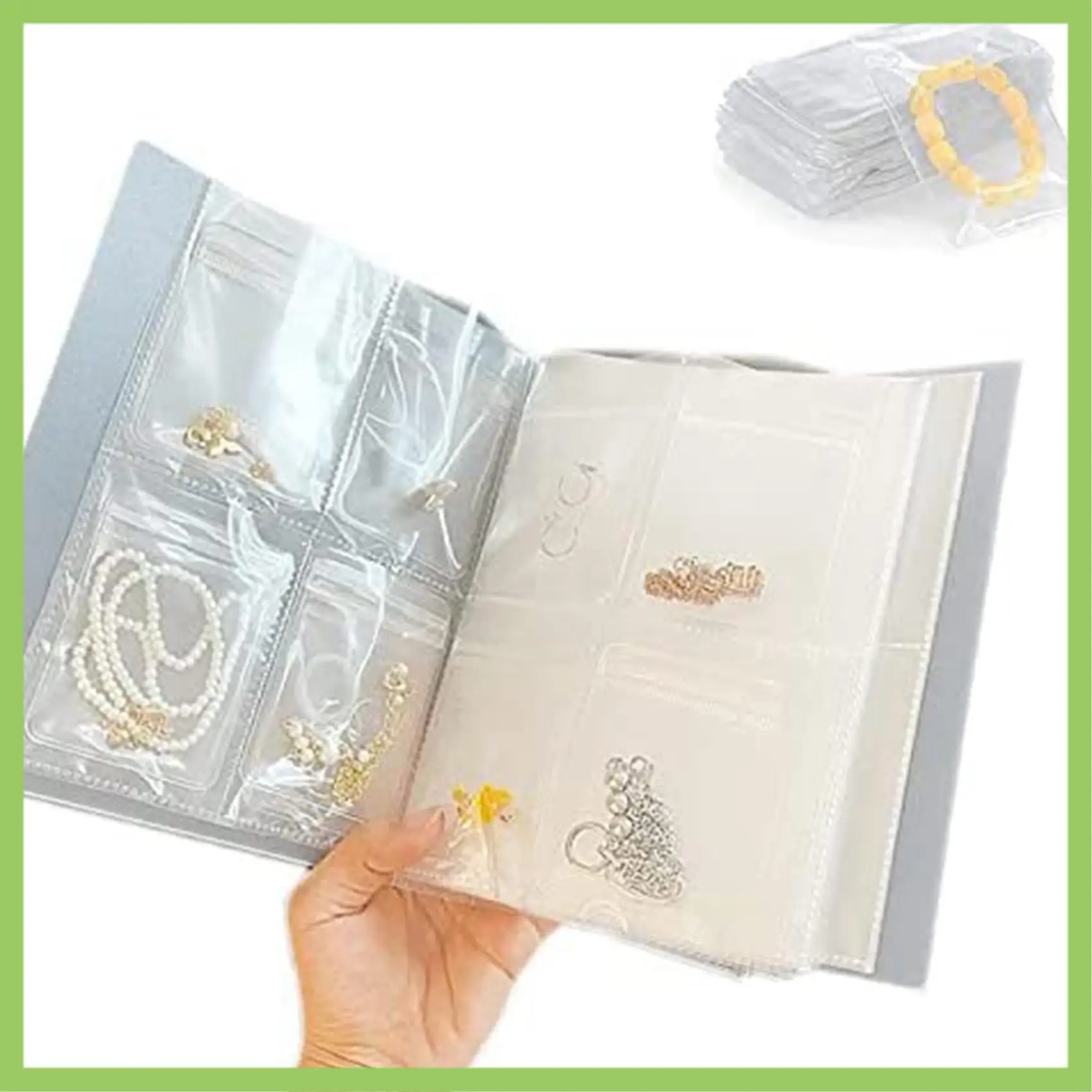 Transparent Jewelry Storage Book-Storage Book With Pocket-Commemorative Coin Storage Book
Transparent Jewelry Storage Book-Storage Book With Pocket-Commemorative Coin Storage Book