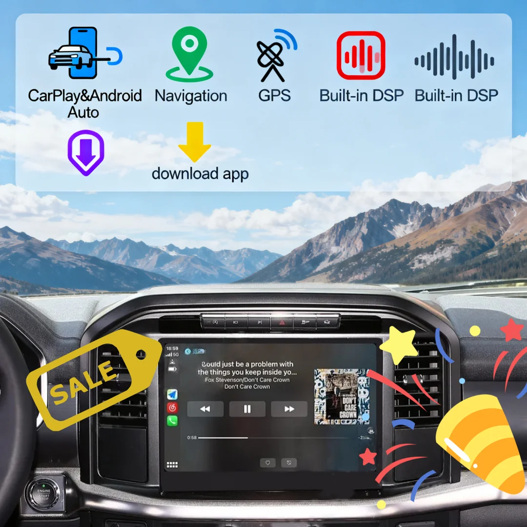 13.1” For Ford F150 SVT RAPTOR 2022 2023 2024 CarPlay Android Car Radio Automotive Multimedia Stereo Player GPS Navi Head Unit
13.1” For Ford F150 SVT RAPTOR 2022 2023 2024 CarPlay Android Car Radio Automotive Multimedia Stereo Player GPS Navi Head Unit