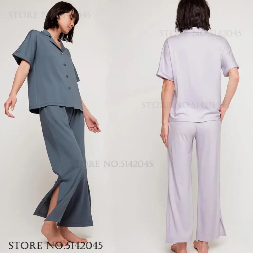 Женская хлопковая одежда для сна, весна-лето, новый пижамный комплект из 2 предметов, модальный брючный костюм с короткими рукавами, пижамы, домашняя одежда, одежда для дома
Женская хлопковая одежда для сна, весна-лето, новый пижамный комплект из 2 предметов, модальный брючный костюм с короткими рукавами, пижамы, домашняя одежда, одежда для дома