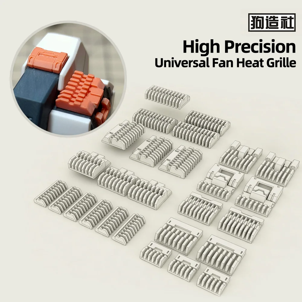 Original Model Reinforced Accessories High Precision Fan blade Fan grille Detailed Embellishment Parts For HG MG
Original Model Reinforced Accessories High Precision Fan blade Fan grille Detailed Embellishment Parts For HG MG