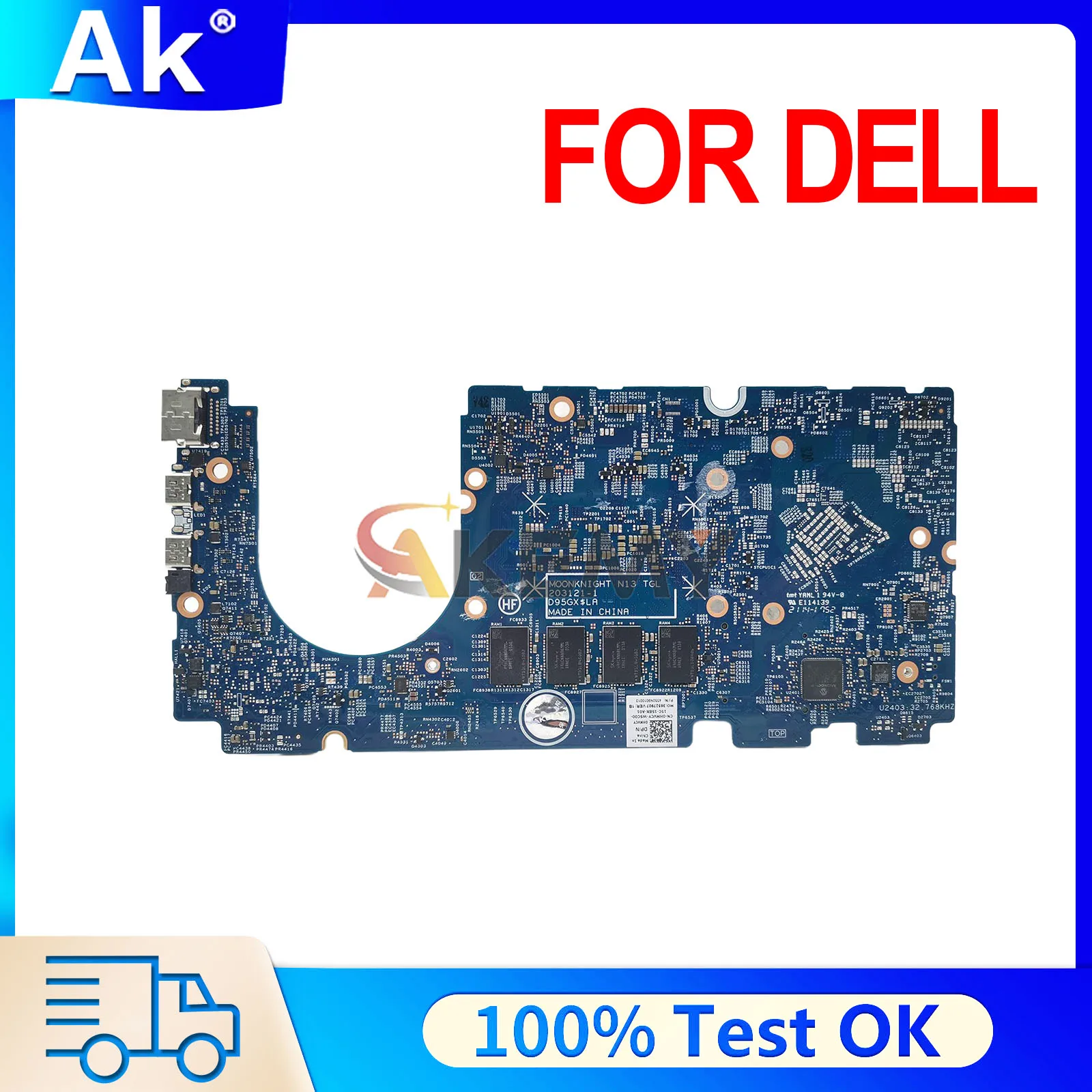 203121-1 0HMVCY For DELL Inspiron 13 5310 00DMJ6 0P2TVG 0MJKYW 0RX57J 072YT3 Laptop Motherboard I3 I5 I7 11th Gen 8G/16G RAM
203121-1 0HMVCY For DELL Inspiron 13 5310 00DMJ6 0P2TVG 0MJKYW 0RX57J 072YT3 Laptop Motherboard I3 I5 I7 11th Gen 8G/16G RAM