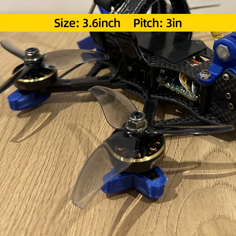 2/8Pairs Gemfan Hurricane 3630 3-Blade Propeller CW/CCW 3.6X3X3 PC Props For FPV Freestyle 3.5inch Toothpick Foxwhoop Drone
2/8Pairs Gemfan Hurricane 3630 3-Blade Propeller CW/CCW 3.6X3X3 PC Props For FPV Freestyle 3.5inch Toothpick Foxwhoop Drone