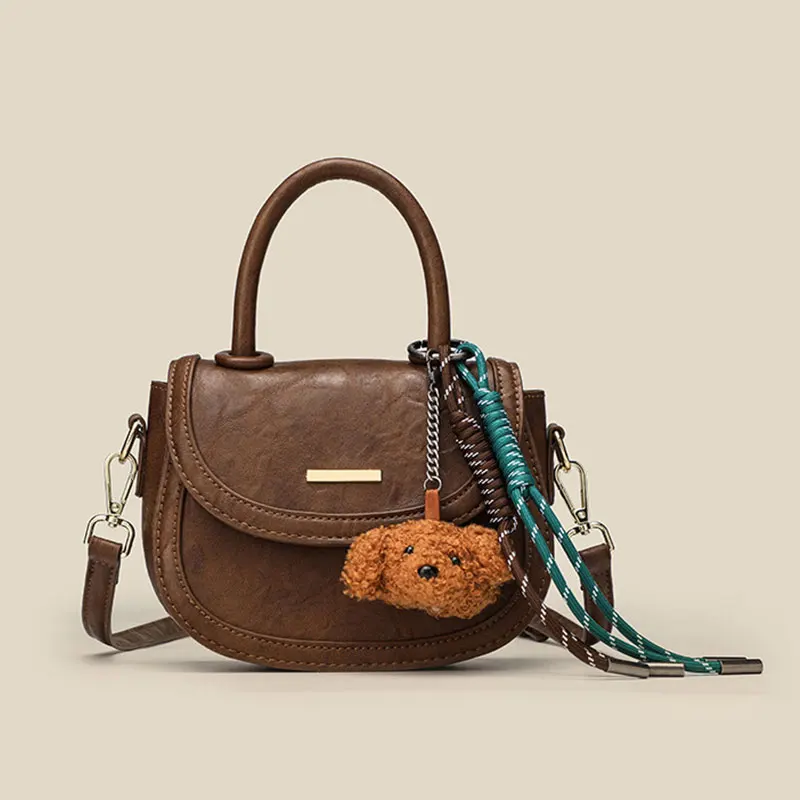 Fashion Women's Crossbody Bag Luxury Designer PU Leather Women Shoulder Bag Little Bear Decoration Flap Bag Vintage Handbags
Fashion Women's Crossbody Bag Luxury Designer PU Leather Women Shoulder Bag Little Bear Decoration Flap Bag Vintage Handbags
