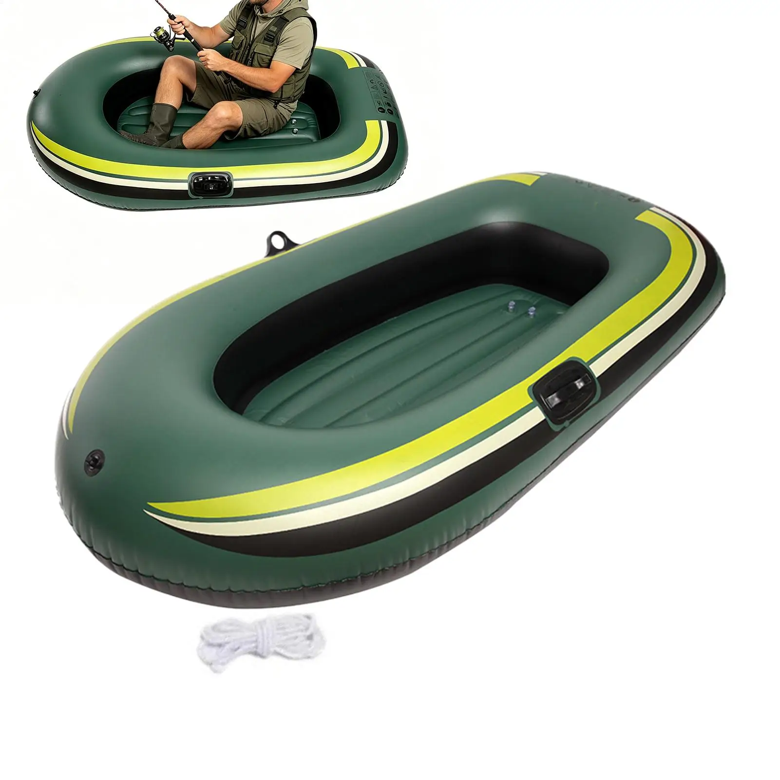 1 Person Heavy Duty Inflatable Kayak Kids Thickened Non-Slip Leakproof Blow Up Boat Long Lasting PVC Rafting Adventure Boat
1 Person Heavy Duty Inflatable Kayak Kids Thickened Non-Slip Leakproof Blow Up Boat Long Lasting PVC Rafting Adventure Boat