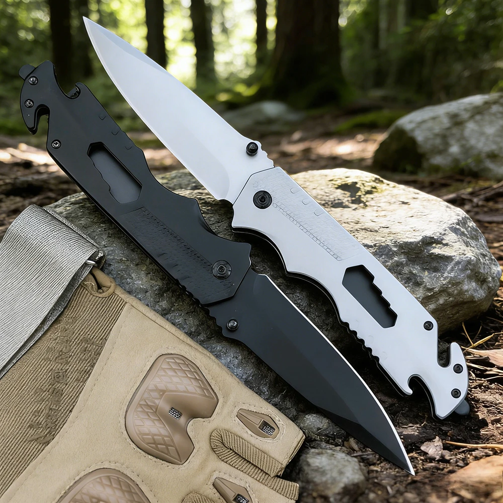 Открытый Кемпинг Высокая твердость 5Cr13Mov Нож с лезвием Тактический складной нож для дикой природы Приключения Выживание Самооборона Нож EDC
Открытый Кемпинг Высокая твердость 5Cr13Mov Нож с лезвием Тактический складной нож для дикой природы Приключения Выживание Самооборона Нож EDC