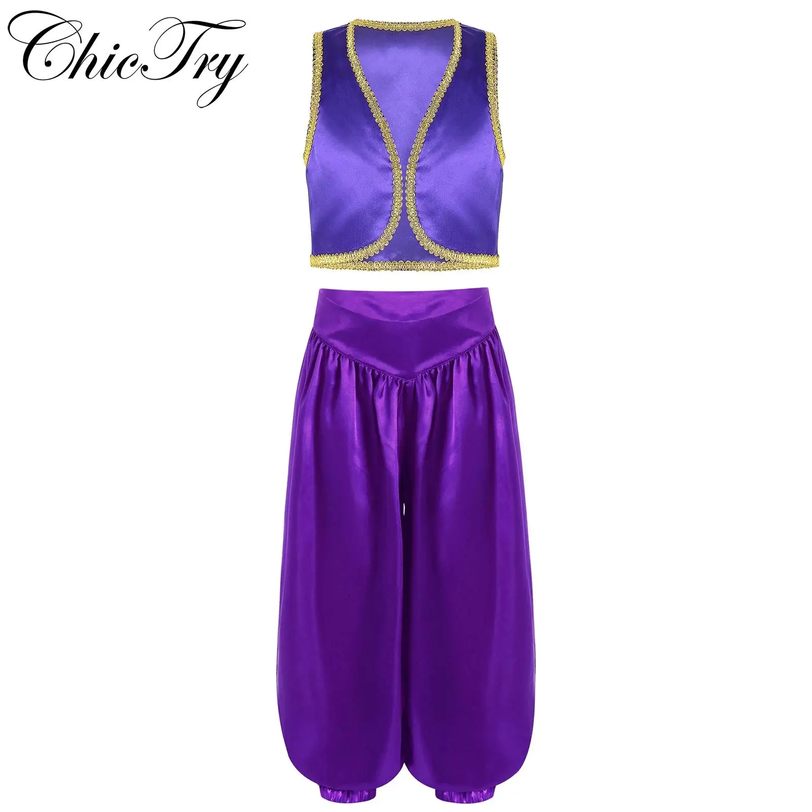 Kids Boys Arabian Prince Fairy Tale Character Cosplay Costume Waistcoat Vest with Satin Bloomer for Halloween Carnival Dress Up
Kids Boys Arabian Prince Fairy Tale Character Cosplay Costume Waistcoat Vest with Satin Bloomer for Halloween Carnival Dress Up