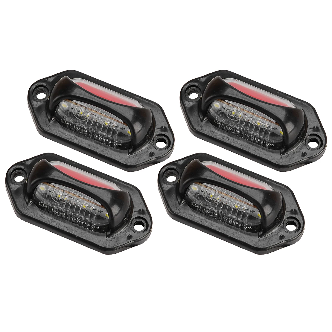 4Pcs LED License Plate Tag Light Side Marker Lamp Red & White Universal for Car Truck Trailer RV Motorcycle Boat 12-24V
4Pcs LED License Plate Tag Light Side Marker Lamp Red & White Universal for Car Truck Trailer RV Motorcycle Boat 12-24V