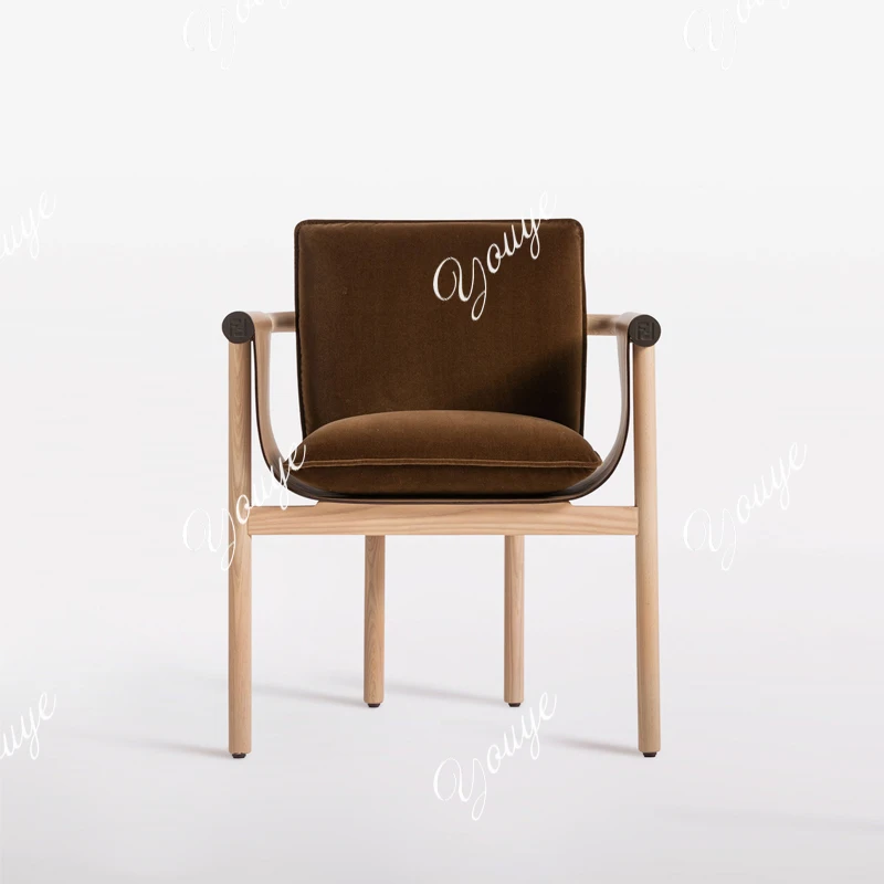Italian Minimalist Solid Wood Dining Chair Designer Saddle Book Chair Backrest Home Armchair
Italian Minimalist Solid Wood Dining Chair Designer Saddle Book Chair Backrest Home Armchair