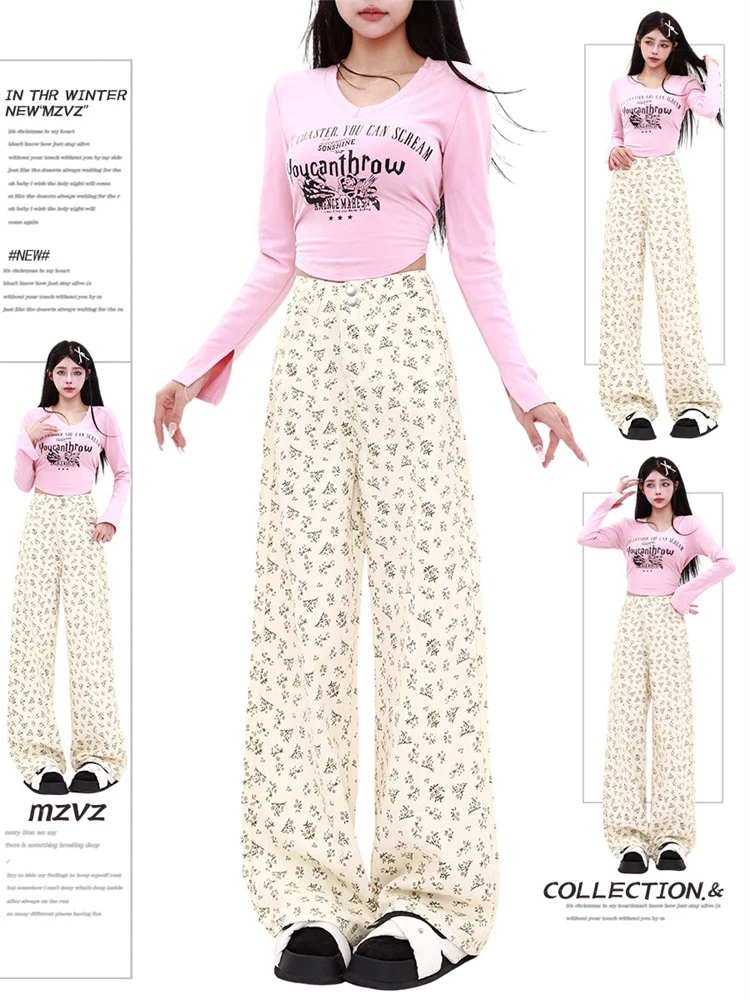 WCFCX STUDIO Vintage Flower Jeans Women High Waist Wide Leg Pants Streetwear Straight Pants Fashion Casual Baggy Denim Trousers
WCFCX STUDIO Vintage Flower Jeans Women High Waist Wide Leg Pants Streetwear Straight Pants Fashion Casual Baggy Denim Trousers