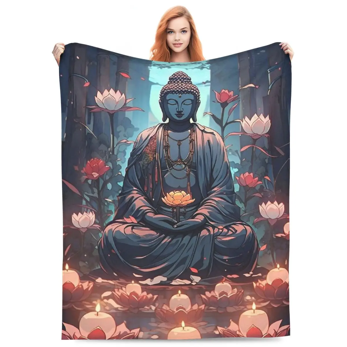 Buddha Yoga Blanket Fleece Sofa Throw Blanket Breathable Throw Blankets for Couch Bedding Outdoor Throws Bedspread Quilt
Buddha Yoga Blanket Fleece Sofa Throw Blanket Breathable Throw Blankets for Couch Bedding Outdoor Throws Bedspread Quilt