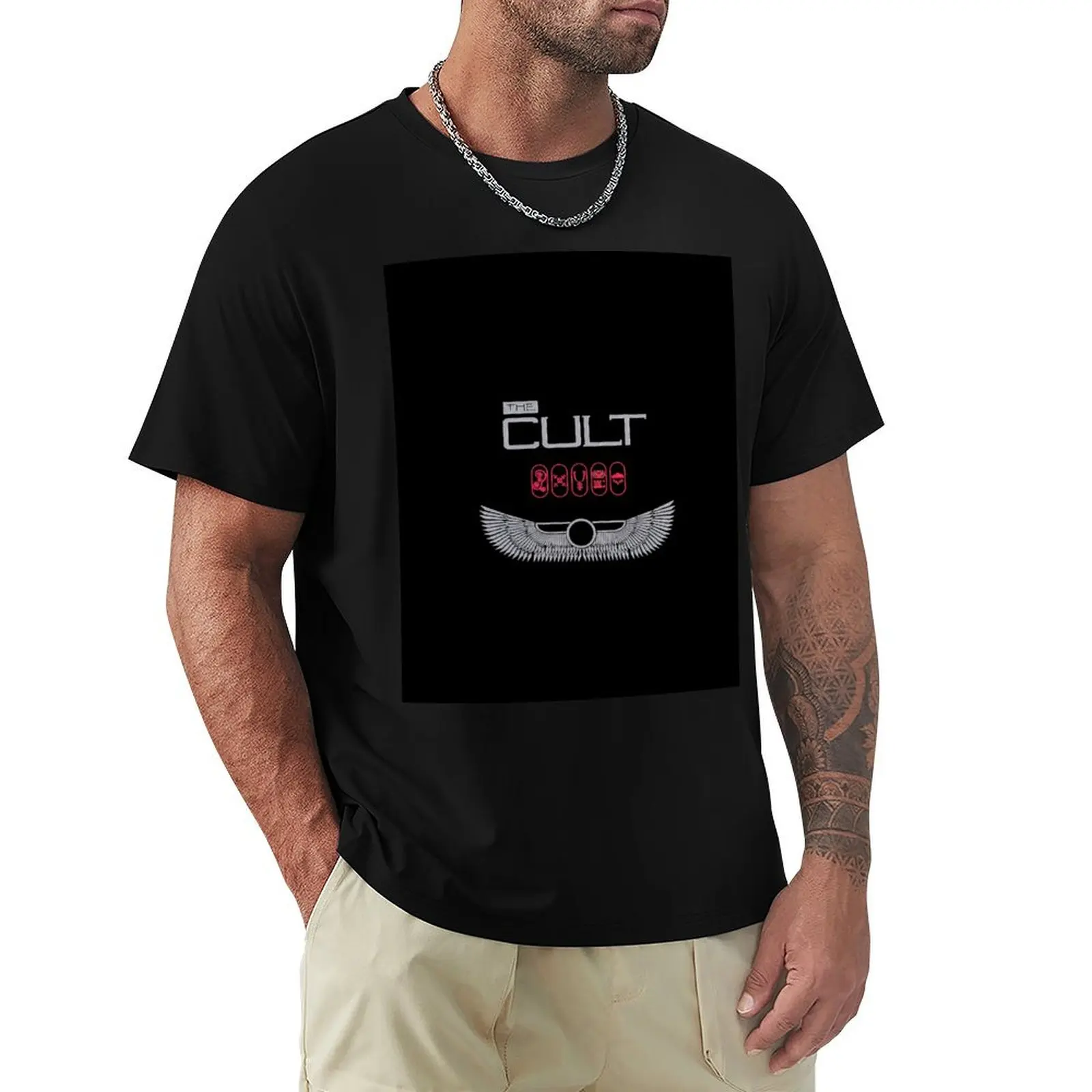 THE CULT T-Shirt anime blacks sweat shirts, men
THE CULT T-Shirt anime blacks sweat shirts, men