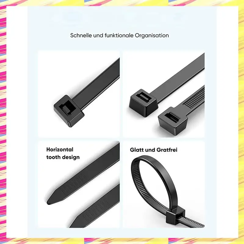 ABJJ 200 Pack Cable Zip Ties Heavy Duty 12 Inch, 7.6Mm Strong Plastic Wire Ties With 70Kg Tensile Strength, UV Resistant
ABJJ 200 Pack Cable Zip Ties Heavy Duty 12 Inch, 7.6Mm Strong Plastic Wire Ties With 70Kg Tensile Strength, UV Resistant