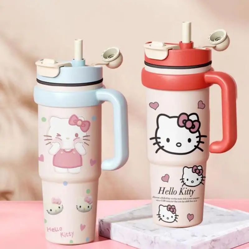 1000Ml Sanrio Hello Kitty Thermal Straw Cup Kawaii Large Capacity Insulated Cup Coffee Milk Cup Anime Cartoon Portable New Style
1000Ml Sanrio Hello Kitty Thermal Straw Cup Kawaii Large Capacity Insulated Cup Coffee Milk Cup Anime Cartoon Portable New Style