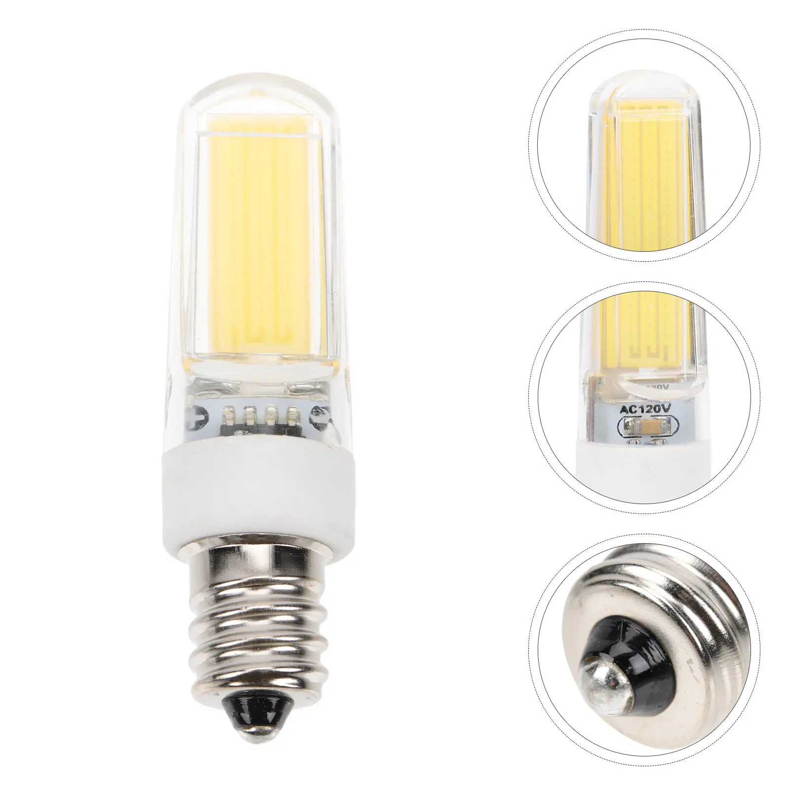 E12 Base 110V Dimmable Sapphire LED Refrigerator Bulb High Efficiency No Flash Fridge Light Bulb Appliance Kitchen Replacement
E12 Base 110V Dimmable Sapphire LED Refrigerator Bulb High Efficiency No Flash Fridge Light Bulb Appliance Kitchen Replacement