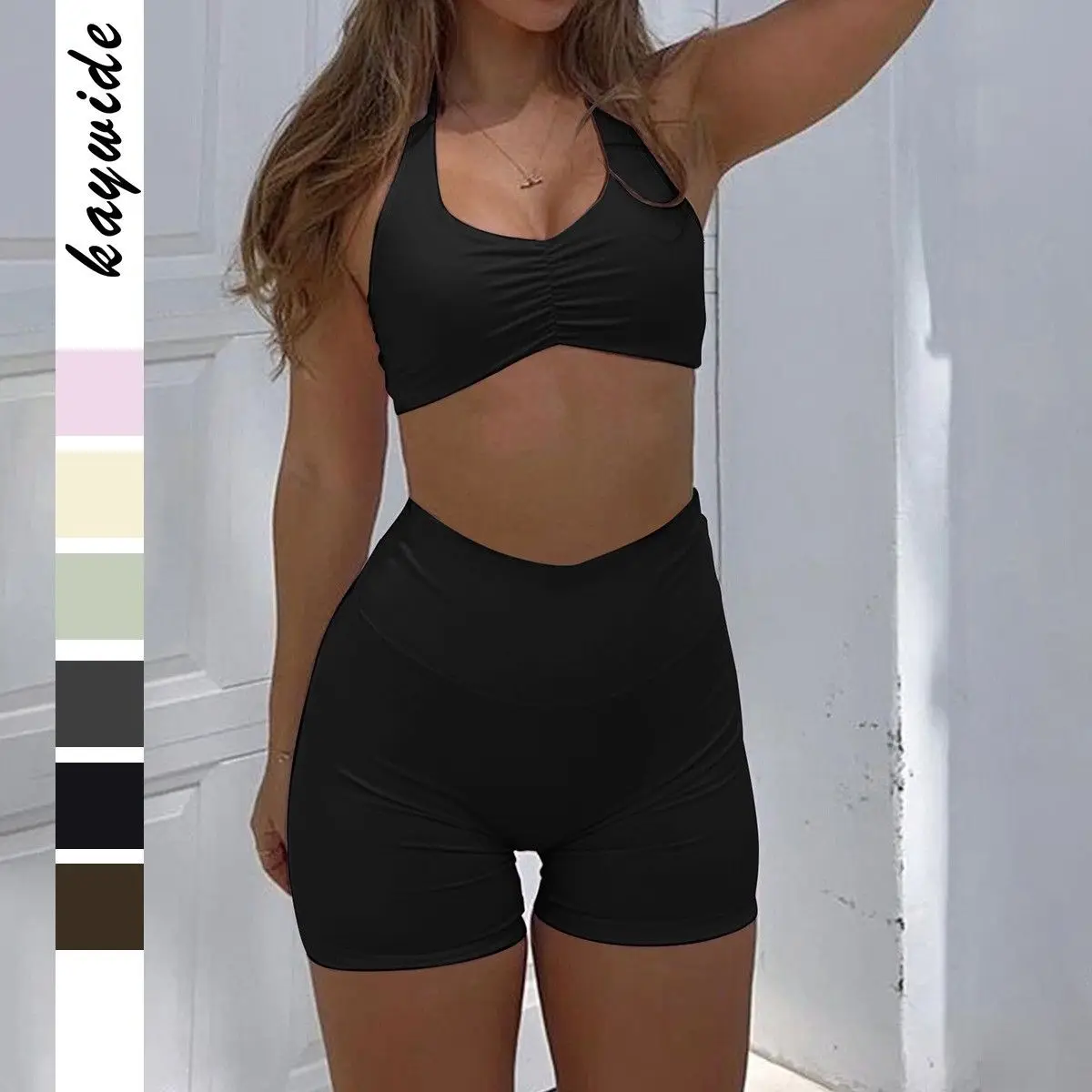 Diyun Yoga Sle Sportswear Two-Piece Set Women's Svel Ne Hanging Tube Top orts Spring Summer Faion Outfit
Diyun Yoga Sle Sportswear Two-Piece Set Women's Svel Ne Hanging Tube Top orts Spring Summer Faion Outfit