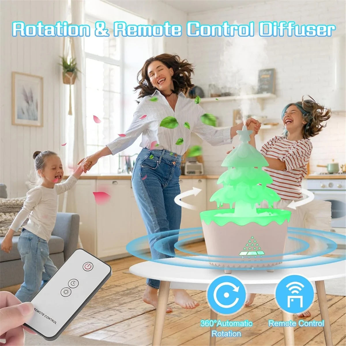 Lucky Tree Aromatherapy Essential Oil Diffusers Rotatable Water Drip Humidifier for Home 250ml 7 Color Lights US PlugJAS
Lucky Tree Aromatherapy Essential Oil Diffusers Rotatable Water Drip Humidifier for Home 250ml 7 Color Lights US PlugJAS