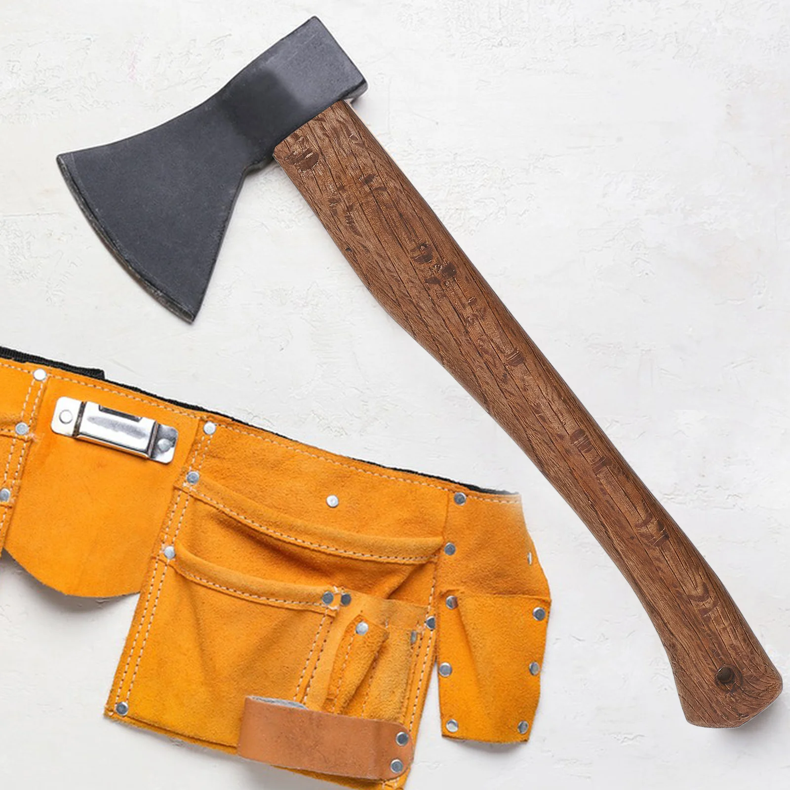 Wooden Axe Replacement For Camp Axe 37Cm Hatchet Handle Woodworking Tool Carbonized Q. Acutissima Wood Durable Strong Ergonomic
Wooden Axe Replacement For Camp Axe 37Cm Hatchet Handle Woodworking Tool Carbonized Q. Acutissima Wood Durable Strong Ergonomic