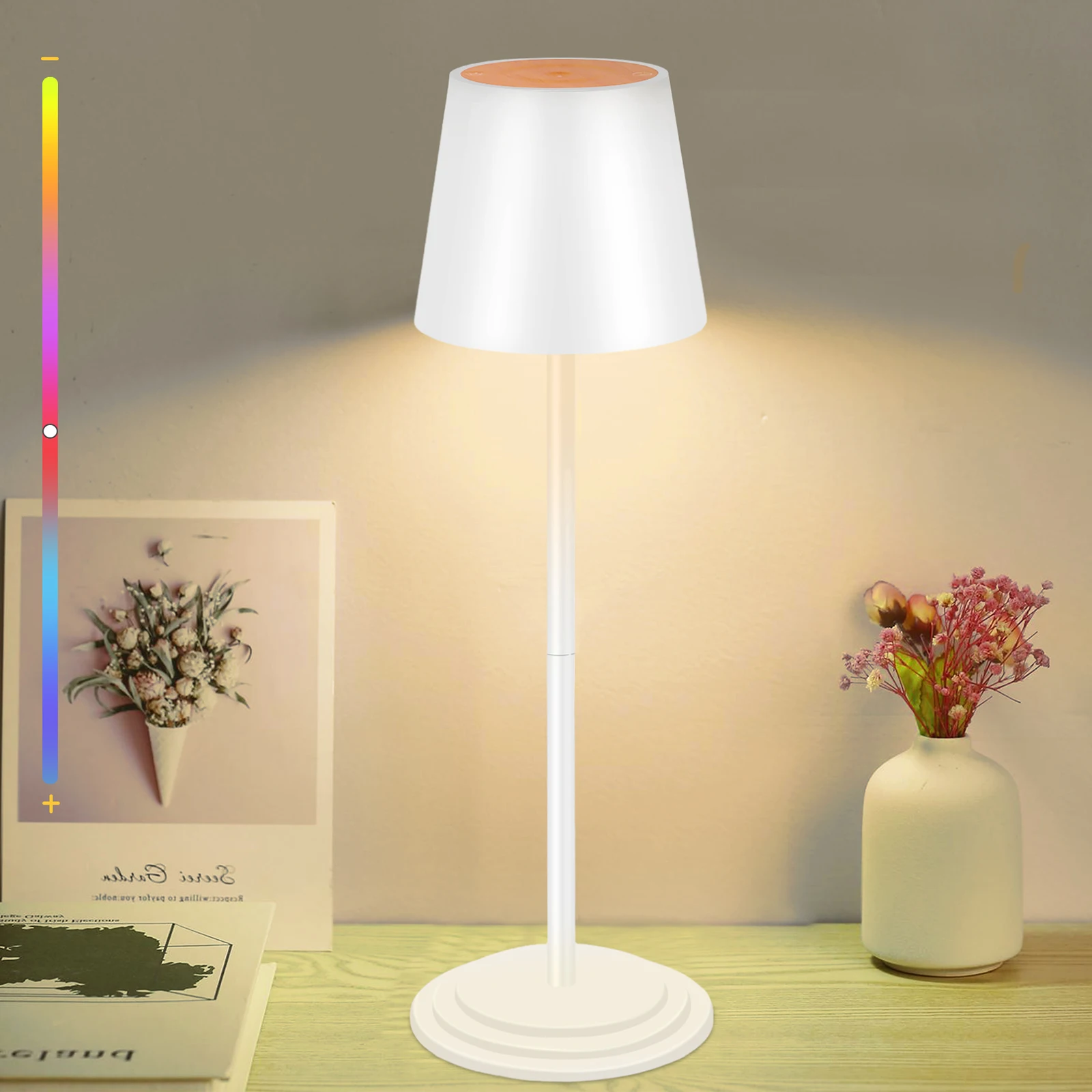 LED desk lamp, USB rechargeable desk lamp, bedroom ambient bedside lamp, touch light, hotel bar restaurant RGB night light,Timed
LED desk lamp, USB rechargeable desk lamp, bedroom ambient bedside lamp, touch light, hotel bar restaurant RGB night light,Timed