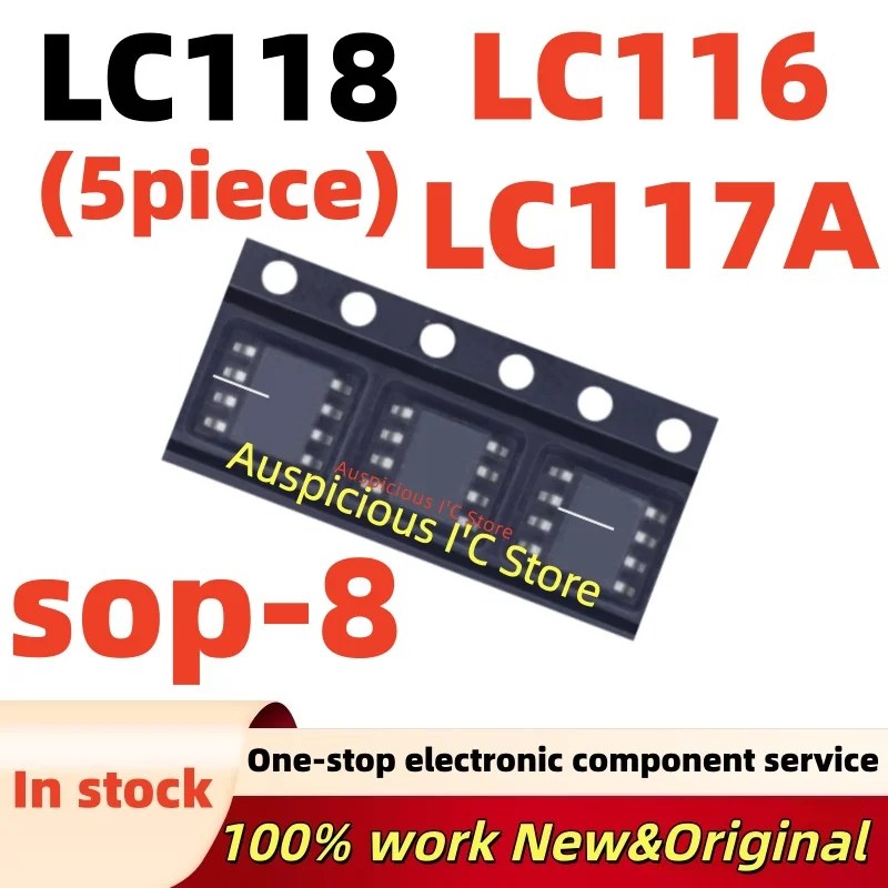 (5pcs)100%new LC116 LC117A LC118 TXMLC116 TXMLC117A TXMLC118 sop-8
(5pcs)100%new LC116 LC117A LC118 TXMLC116 TXMLC117A TXMLC118 sop-8