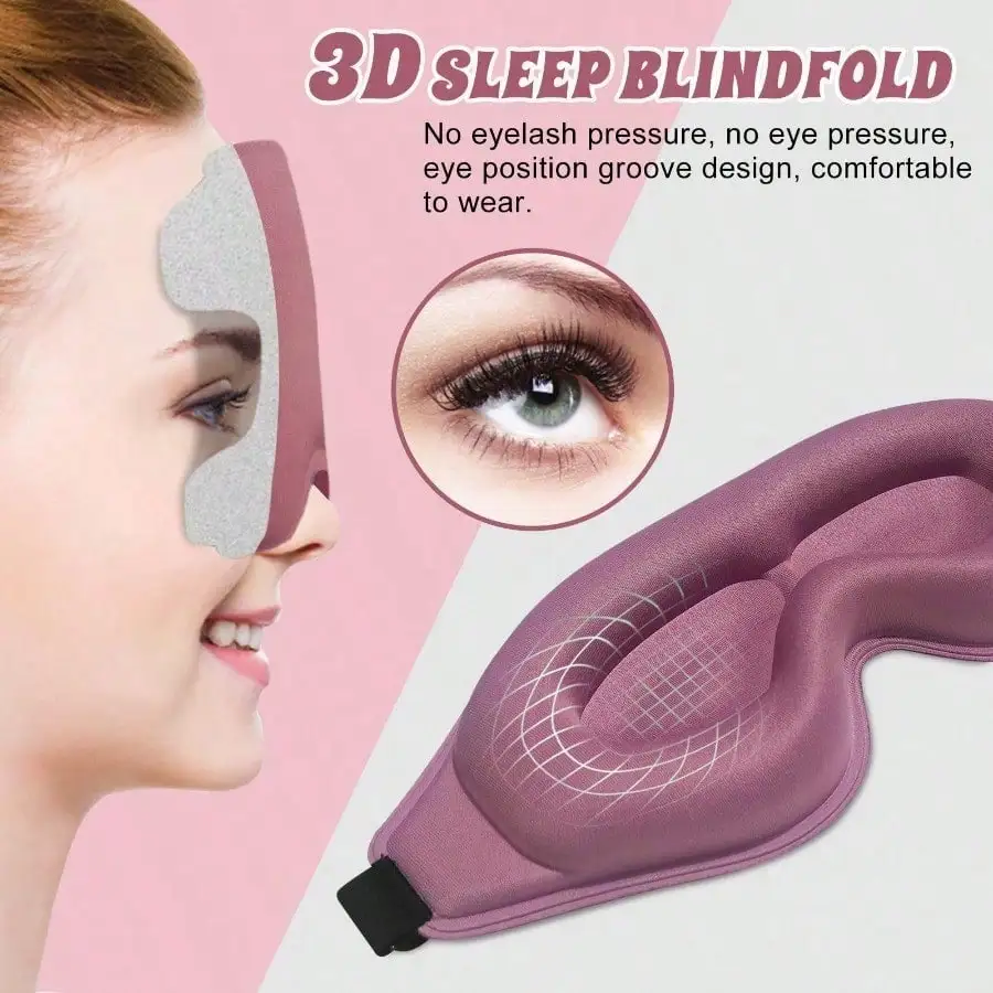3D Stereo Light Blocking Eye Mask, Breathable & Pressure-Free, Special Sleep Eye Shield For Student & Adult Nap Eye Protection
3D Stereo Light Blocking Eye Mask, Breathable & Pressure-Free, Special Sleep Eye Shield For Student & Adult Nap Eye Protection