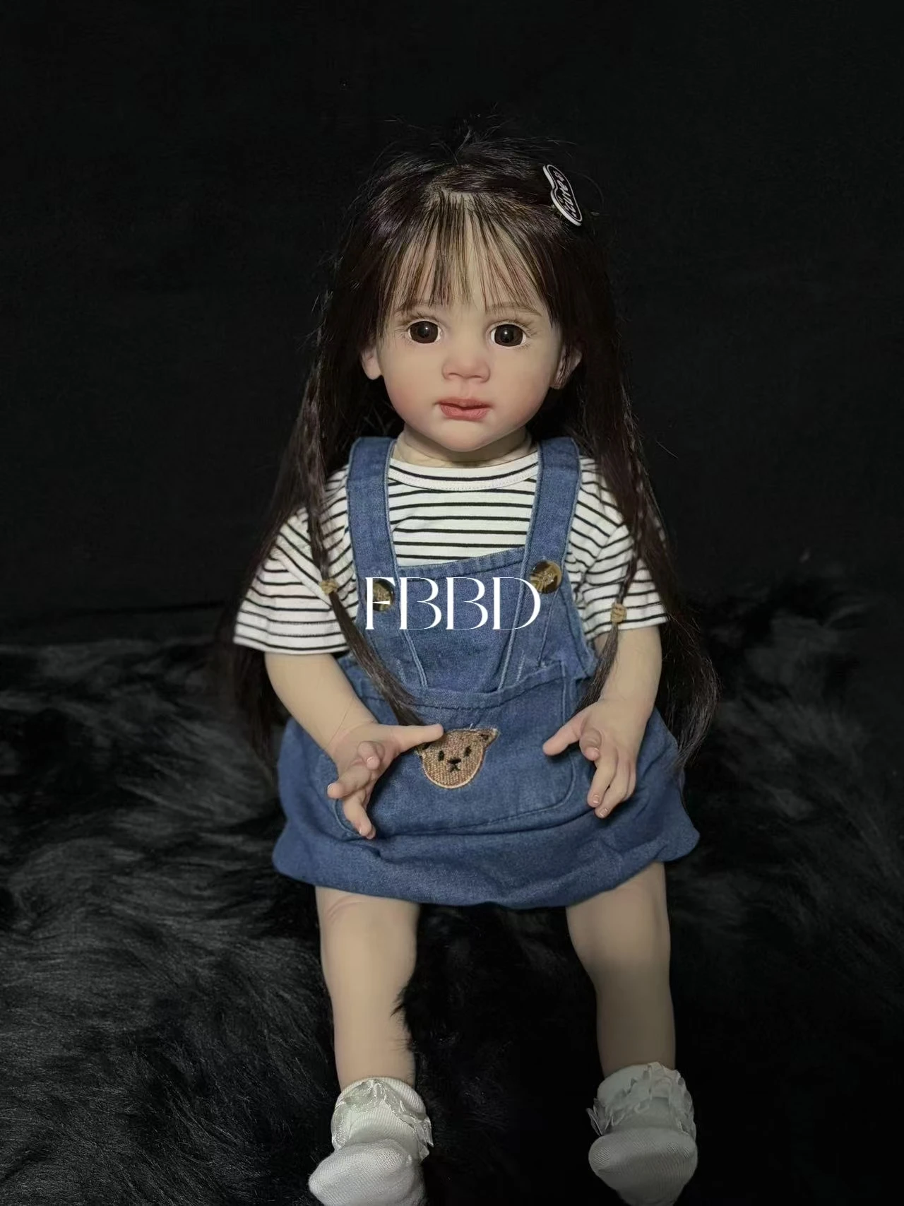 FBBD Индивидуальная ограниченная поставка 25-дюймовая кукла Reborn Baby Fritzi с укорененными волосами, уже готовая кукла с различным платьем
FBBD Индивидуальная ограниченная поставка 25-дюймовая кукла Reborn Baby Fritzi с укорененными волосами, уже готовая кукла с различным платьем