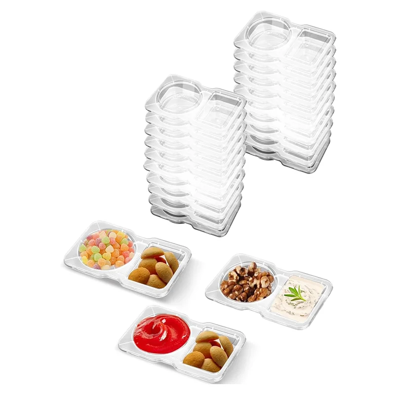【SELL FAST 】Leakproof Snack Containers With Lid 20 PCS Reusable Dipping Containers Featuring 2 Compartments
【SELL FAST 】Leakproof Snack Containers With Lid 20 PCS Reusable Dipping Containers Featuring 2 Compartments