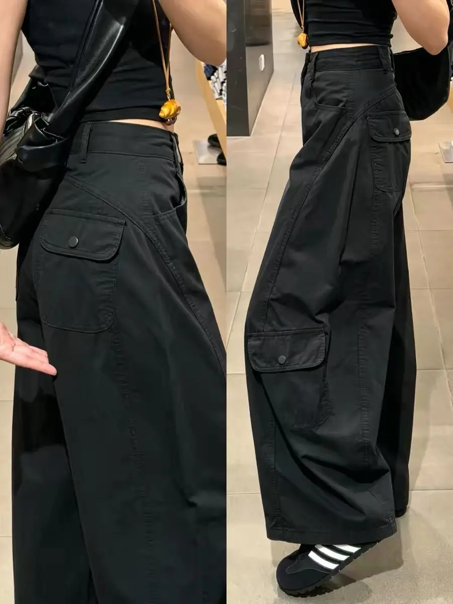 Y2K Black American Workwear Denim Pants Summer Lightweight High Waist Multi Pocket Sporty Flared Leggings for Women
Y2K Black American Workwear Denim Pants Summer Lightweight High Waist Multi Pocket Sporty Flared Leggings for Women