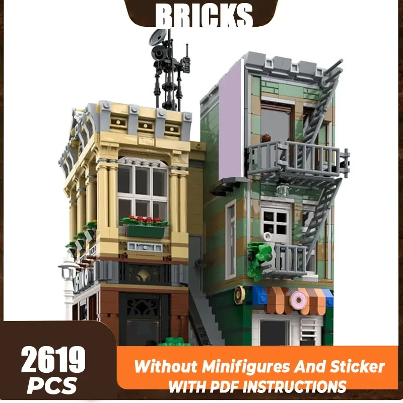 Moc Building Bricks City Street View Model Radio Station Technology Modular Blocks Gifts Toys For Children DIY Sets Assembly
Moc Building Bricks City Street View Model Radio Station Technology Modular Blocks Gifts Toys For Children DIY Sets Assembly