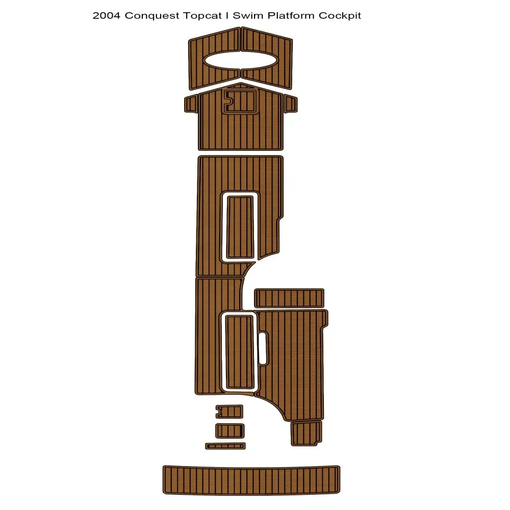 2004 Conquest Topcat I Swim Платформа Кокпита Лодка EVA Искусственный Тик Палуба Напольный Коврик Seadek MarineMat Gatorstep Стиль Самоклеящийся
2004 Conquest Topcat I Swim Платформа Кокпита Лодка EVA Искусственный Тик Палуба Напольный Коврик Seadek MarineMat Gatorstep Стиль Самоклеящийся