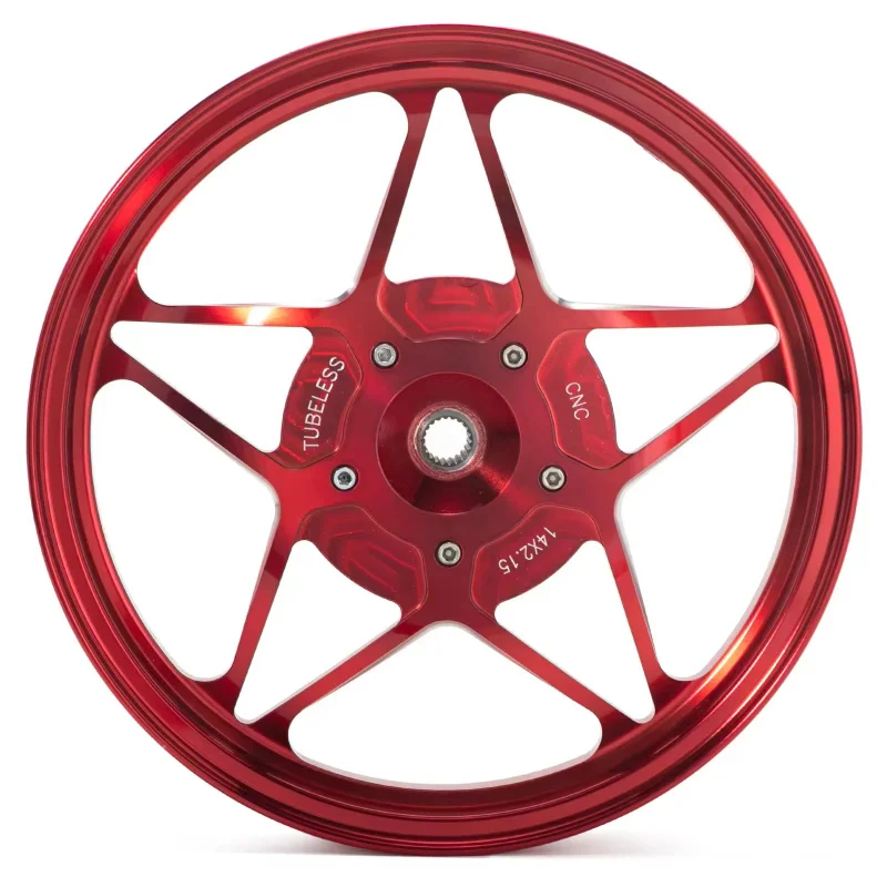 Hot Sale CNC Custom Casting Motorcycle and Scooter Alloy Wheels Rim for Honda Yamaha Vario, Click, Bea, Mio 3 Sport Modification
Hot Sale CNC Custom Casting Motorcycle and Scooter Alloy Wheels Rim for Honda Yamaha Vario, Click, Bea, Mio 3 Sport Modification