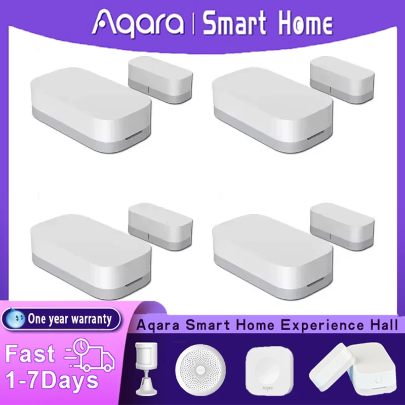Датчик двери и окна Aqara Zigbee, беспроводное соединение, детекторы открытия и закрытия дверей для умного дома, удаленная сигнализация, работа для приложения Xiaomi Mijia
Датчик двери и окна Aqara Zigbee, беспроводное соединение, детекторы открытия и закрытия дверей для умного дома, удаленная сигнализация, работа для приложения Xiaomi Mijia
