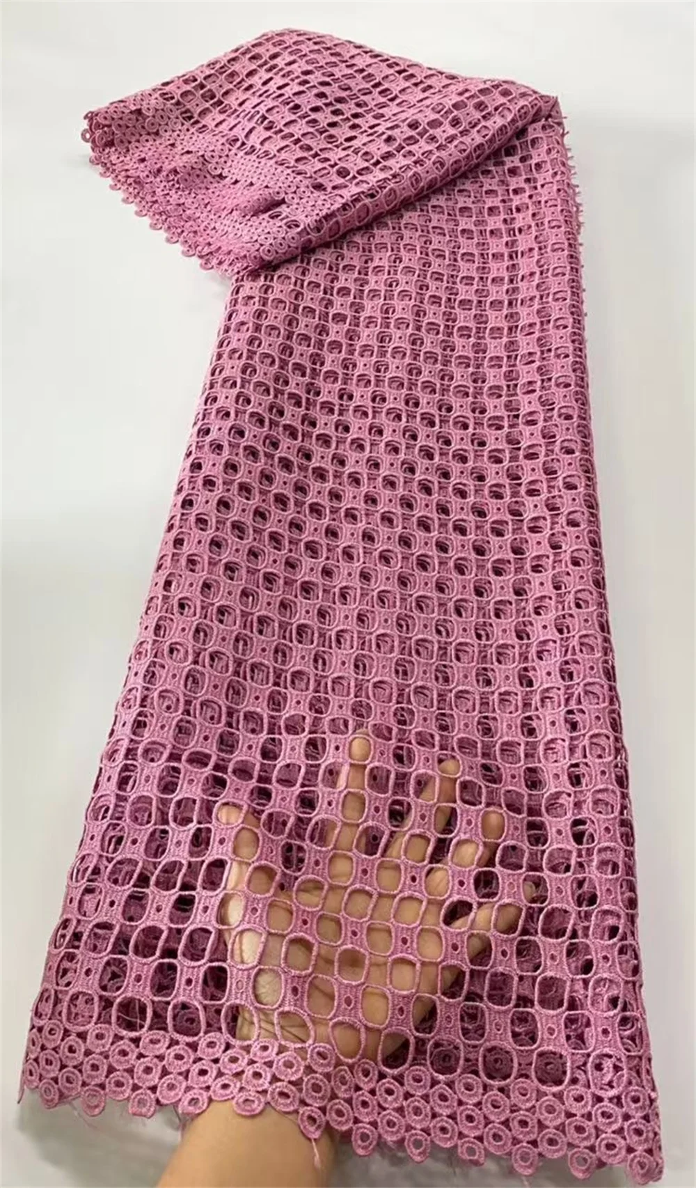 African Nigerian High-Quality Embroidery Tulle Lace Fabric Sequins Water Soluble 5 Yards for Wedding Party Dresses JL443 2025
African Nigerian High-Quality Embroidery Tulle Lace Fabric Sequins Water Soluble 5 Yards for Wedding Party Dresses JL443 2025