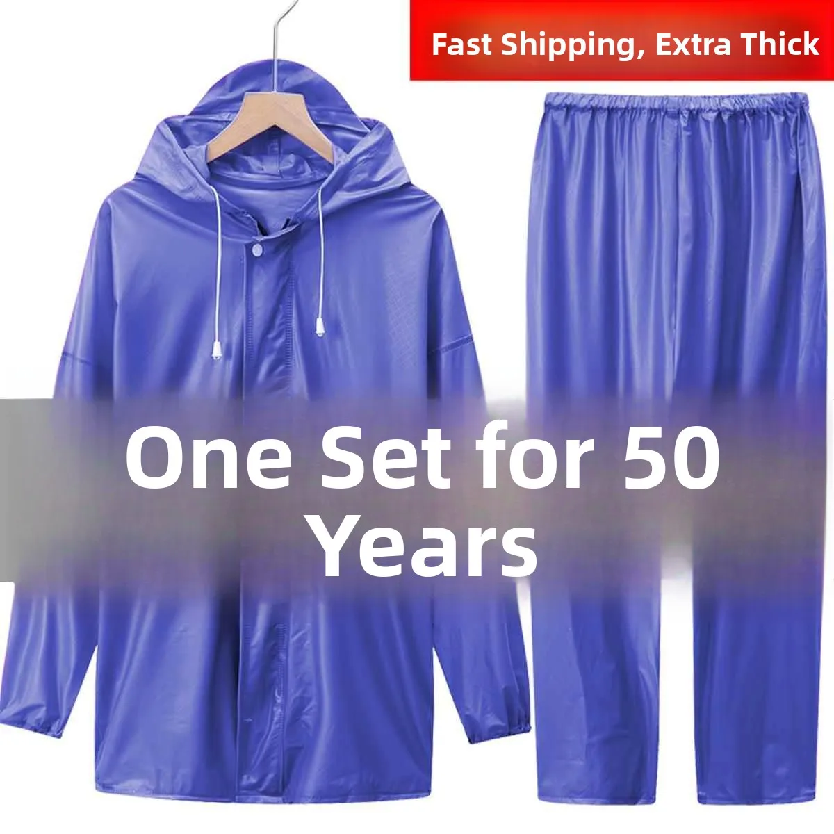 Утолщенный дождевик из бычьего сухожилия для мужчин, рабочая одежда, водонепроницаемый комплект для активного отдыха, дождевик и брюки из дышащего ПВХ материала.
Утолщенный дождевик из бычьего сухожилия для мужчин, рабочая одежда, водонепроницаемый комплект для активного отдыха, дождевик и брюки из дышащего ПВХ материала.