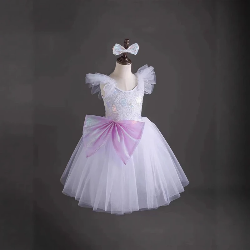 Long Soft Tulle Ballet Tutu Dress, Fluffy Princess Style Costume for Girls, Ideal for Professional Ballet Shows and Performances
Long Soft Tulle Ballet Tutu Dress, Fluffy Princess Style Costume for Girls, Ideal for Professional Ballet Shows and Performances