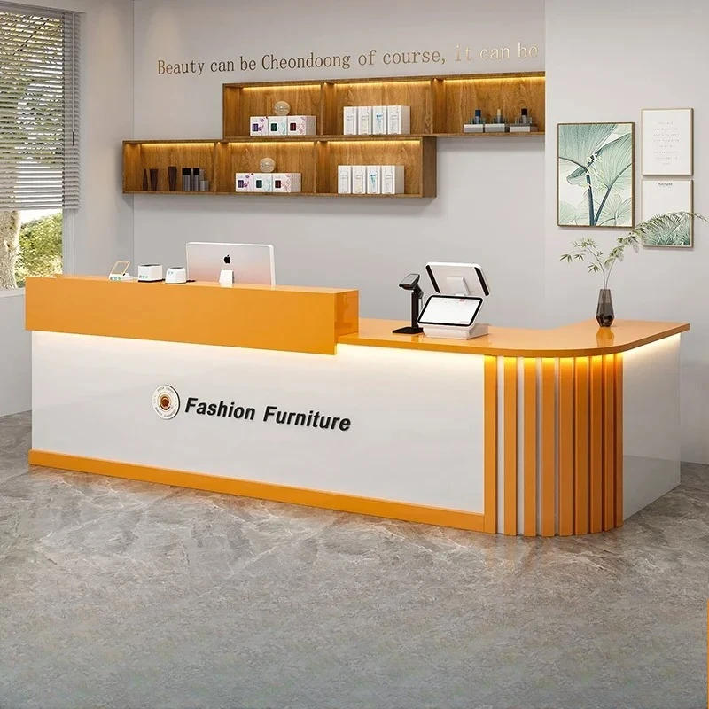 Nordic Beauty Office Commercial Cashier Reception Desk Counter Aesthetic Luxury Storage Trendy Reception Desk Counter Furniture
Nordic Beauty Office Commercial Cashier Reception Desk Counter Aesthetic Luxury Storage Trendy Reception Desk Counter Furniture