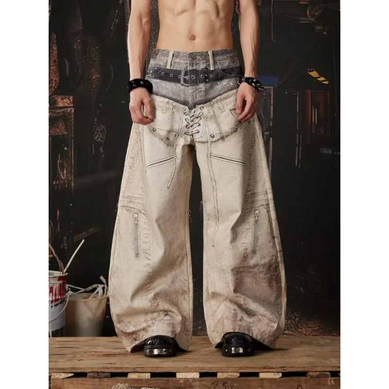 2026 New 3D Printed Baggy Wide Leg Denim Pants for Men Korean Style High Street Retro Harajuku Men's Denim Japanese Streetwear
2026 New 3D Printed Baggy Wide Leg Denim Pants for Men Korean Style High Street Retro Harajuku Men's Denim Japanese Streetwear