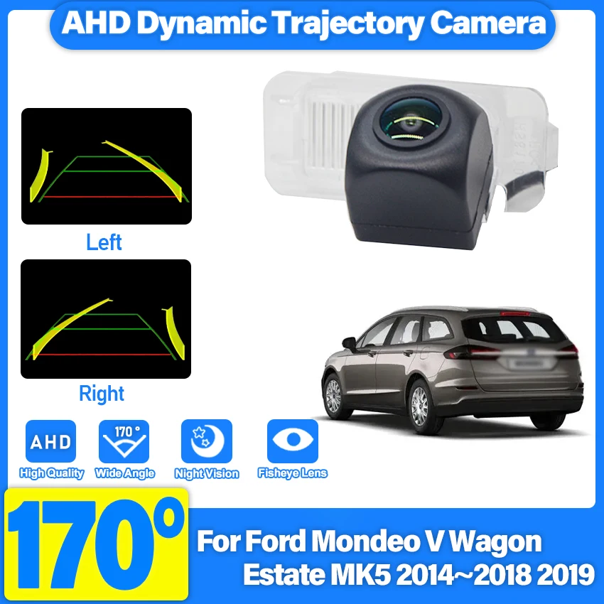 Камера заднего вида для Ford Mondeo V Wagon Estate MK5 2014~2019 с динамической траекторией, CCD, ночным видением, для парковки
Камера заднего вида для Ford Mondeo V Wagon Estate MK5 2014~2019 с динамической траекторией, CCD, ночным видением, для парковки