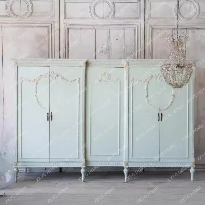 M Antique carved wardrobe retro old carved wardrobe neoclassical locker
M Antique carved wardrobe retro old carved wardrobe neoclassical locker