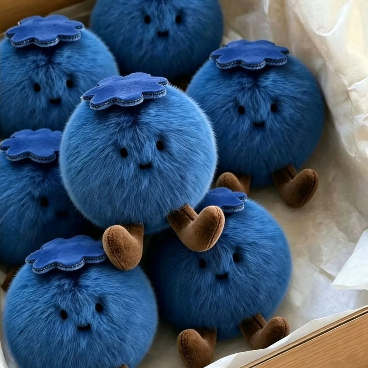 Blueberry luck Stop bad luck Blueberry plush pendant doll cartoon fruit doll bag pendant creative keychain plush keychain
Blueberry luck Stop bad luck Blueberry plush pendant doll cartoon fruit doll bag pendant creative keychain plush keychain
