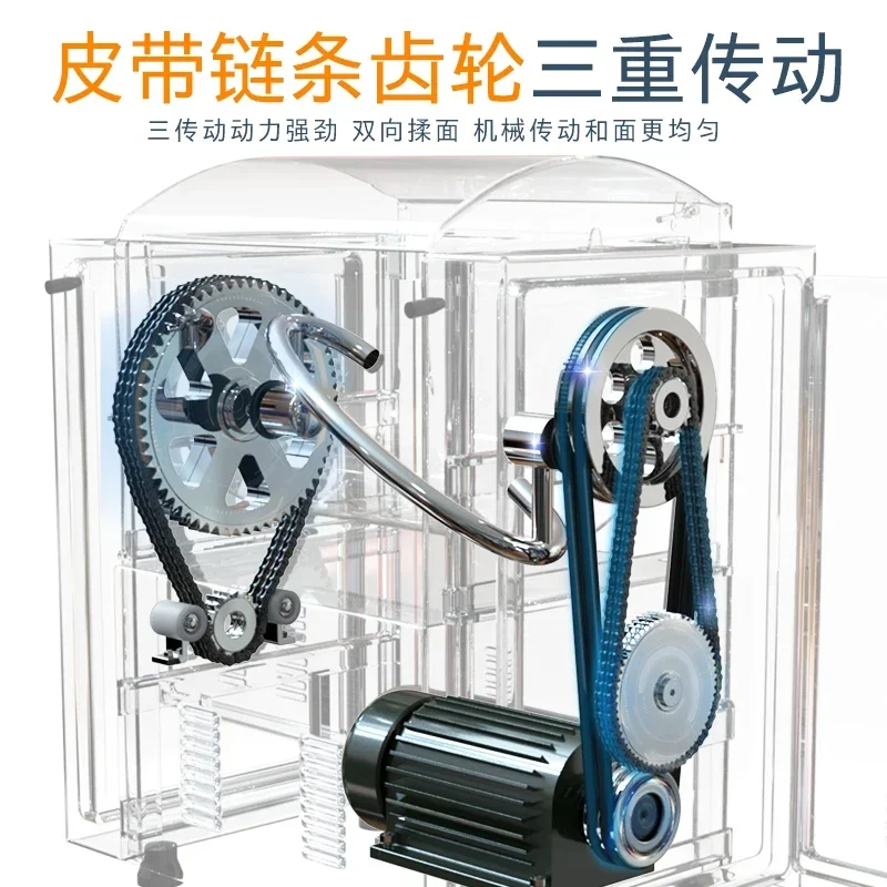 Customized Commercial Silent Dough Mixing Machine Live Dough Machine Fully Automatic 25kg Mixing and Kneading Machine
Customized Commercial Silent Dough Mixing Machine Live Dough Machine Fully Automatic 25kg Mixing and Kneading Machine