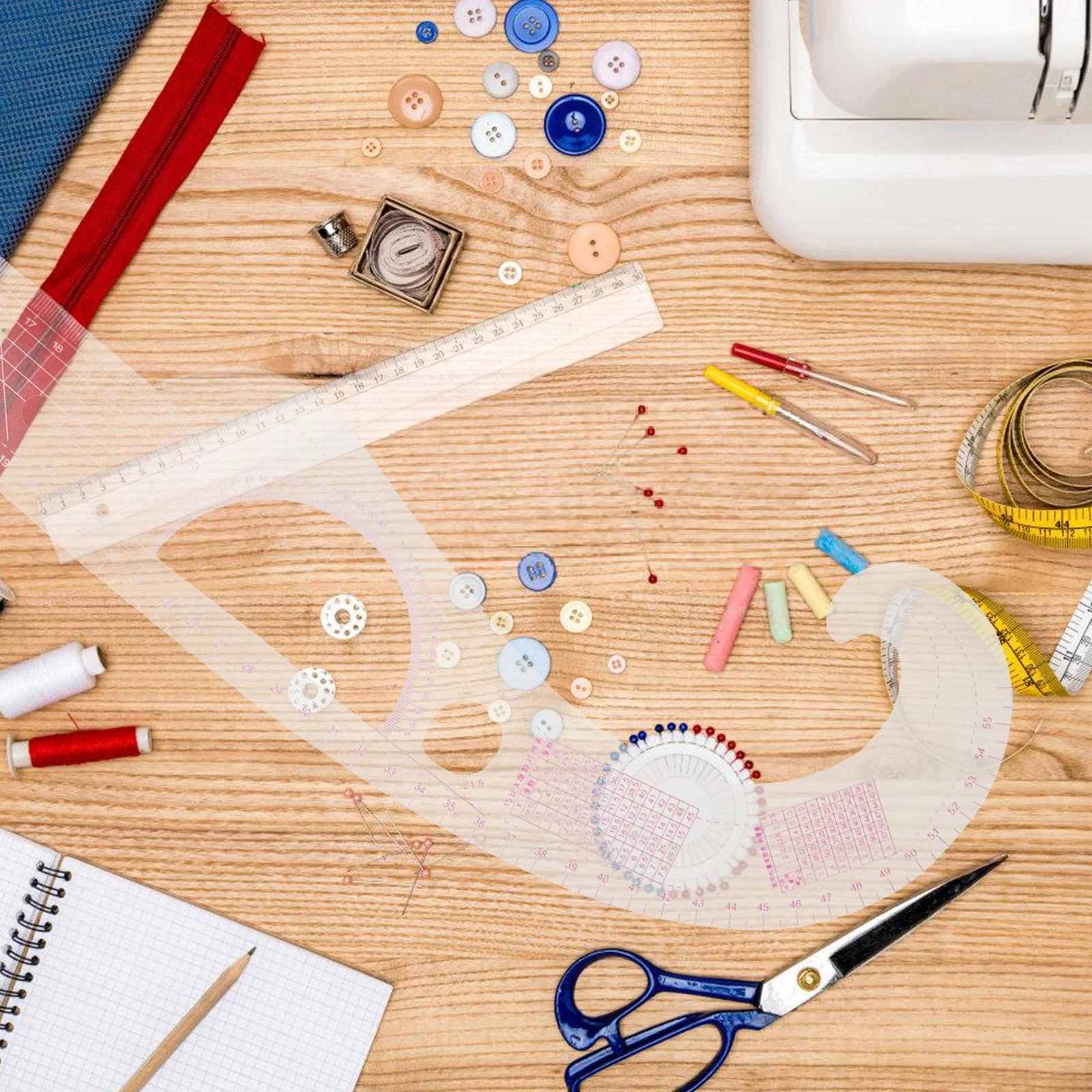 2pcs Curve Ruler Sewing Clothing Patchwork French Pattern Making Quilting Plastic Tailor Tools Clear Shape Accurate Measurement
2pcs Curve Ruler Sewing Clothing Patchwork French Pattern Making Quilting Plastic Tailor Tools Clear Shape Accurate Measurement