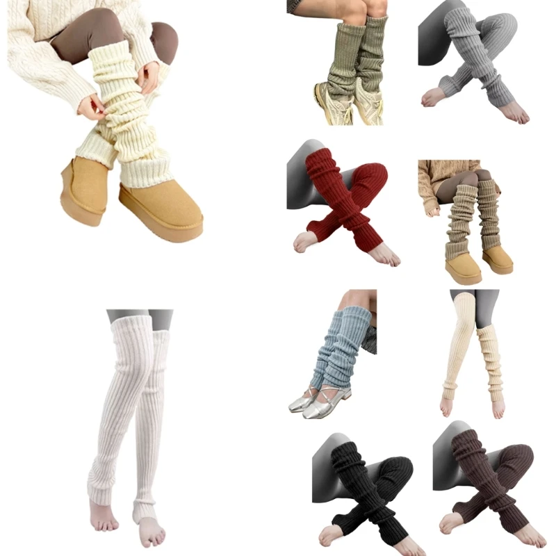 Winter Warm Ribbed Knitted Leg Warmer Women Girls Solid Color Leg Cover Socks Harajukus Leg Cover Middle Tube Socks Streetwear
Winter Warm Ribbed Knitted Leg Warmer Women Girls Solid Color Leg Cover Socks Harajukus Leg Cover Middle Tube Socks Streetwear