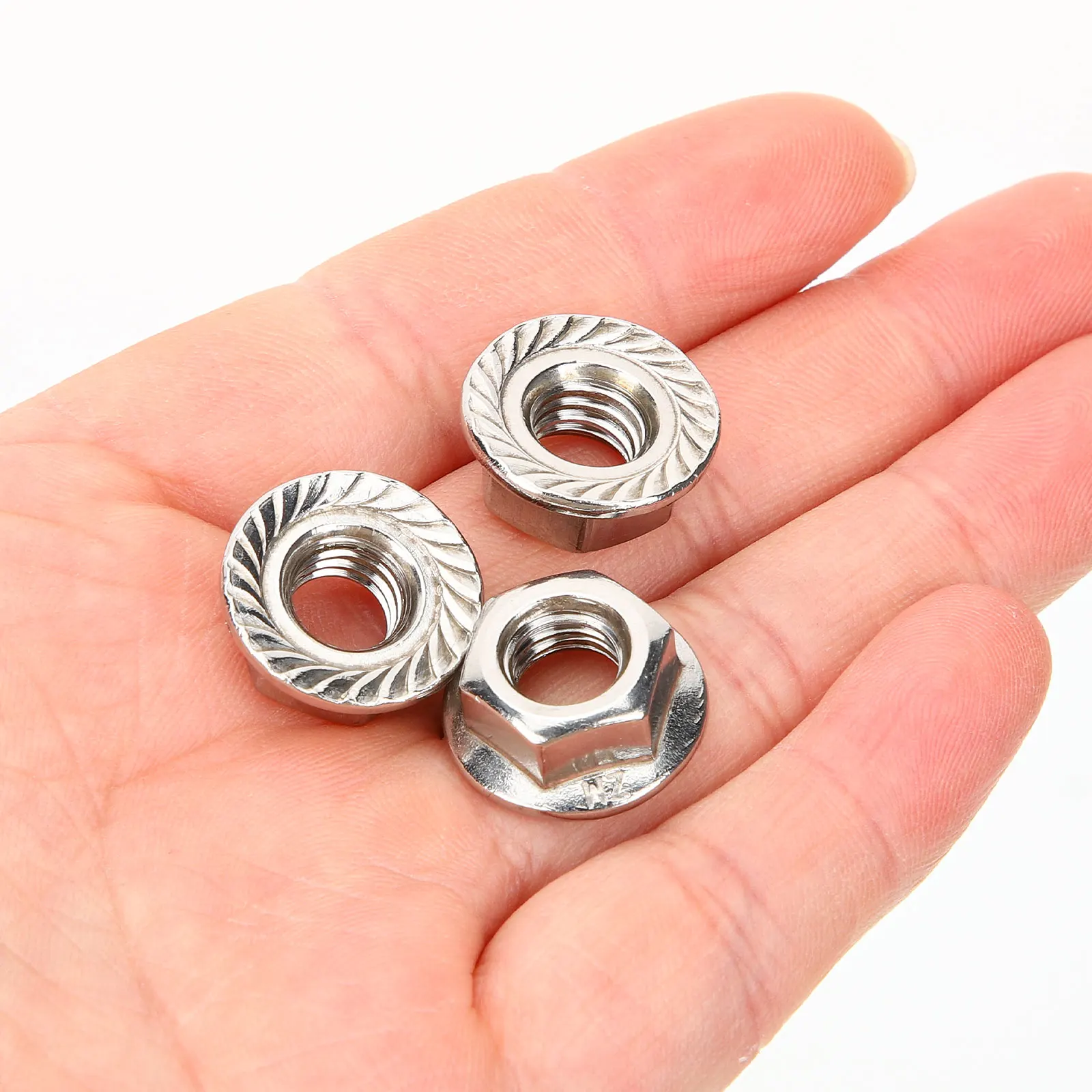 10 Pcs Flange Nut Stainless Steel Serrated M8 Nut Lock Nuts High Grade 304 Anti Rust Temperature Resistant Oxidation
10 Pcs Flange Nut Stainless Steel Serrated M8 Nut Lock Nuts High Grade 304 Anti Rust Temperature Resistant Oxidation