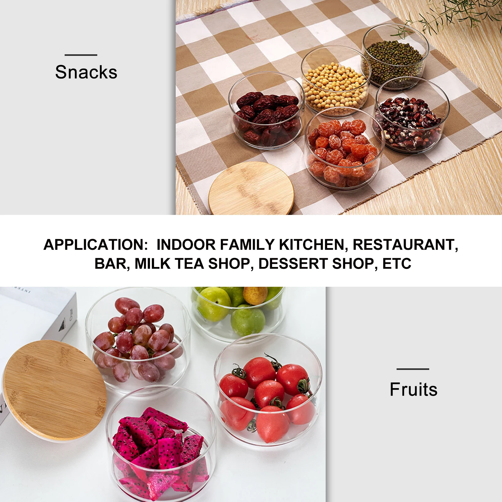 1pc Fresh-Keeping Bowl Storage Jar Clear Prep Bowls Salad Glass Long-Lasting Crack Resistant Kitchen Serving Fruit
1pc Fresh-Keeping Bowl Storage Jar Clear Prep Bowls Salad Glass Long-Lasting Crack Resistant Kitchen Serving Fruit